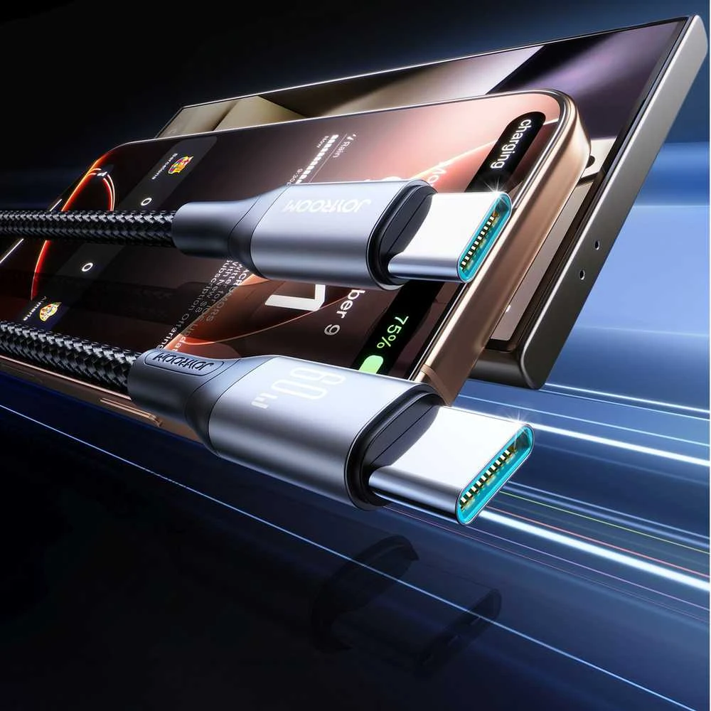 USB kabelis Joyroom S-A28 USB-C to USB-C 60W 2.0m juodas