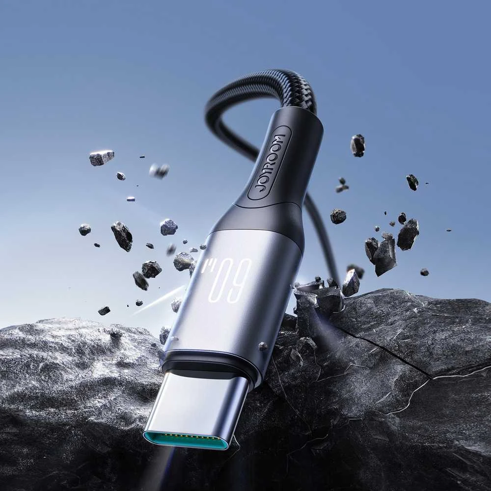 USB kabelis Joyroom S-A28 USB-C to USB-C 60W 2.0m juodas