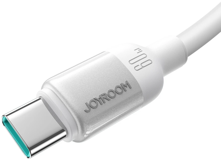 Joyroom S-A62 Lively serijos 3A USB-A - USB-C kabelis 1,2 m - baltas