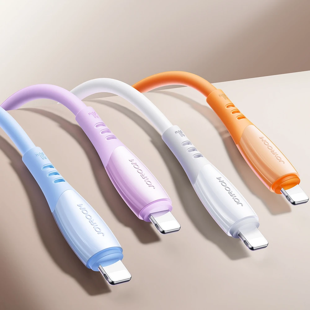 Joyroom S-A59 Vibrant Series 30W USB-C - Lightning kabelis 1.2m - oranžinis