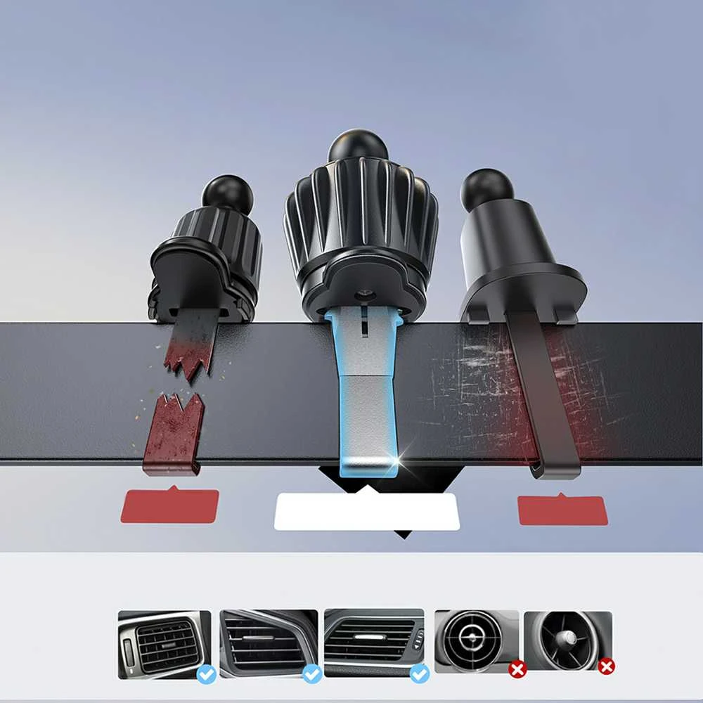 Automobilinis laikiklis-įkroviklis Joyroom JR-ZS409 MagSafe 15W juodas