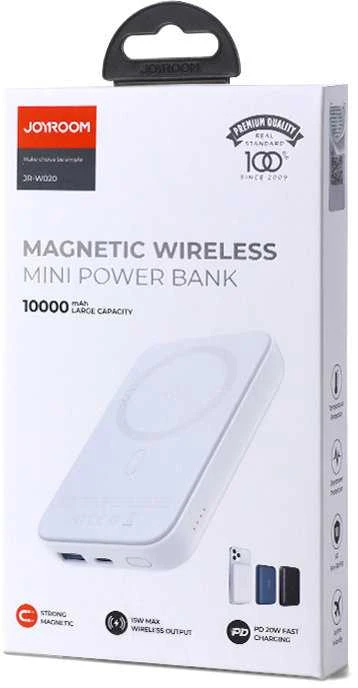 Išorinė baterija Power Bank Joyroom JR-W020 20W MagSafe 10000mAh juoda