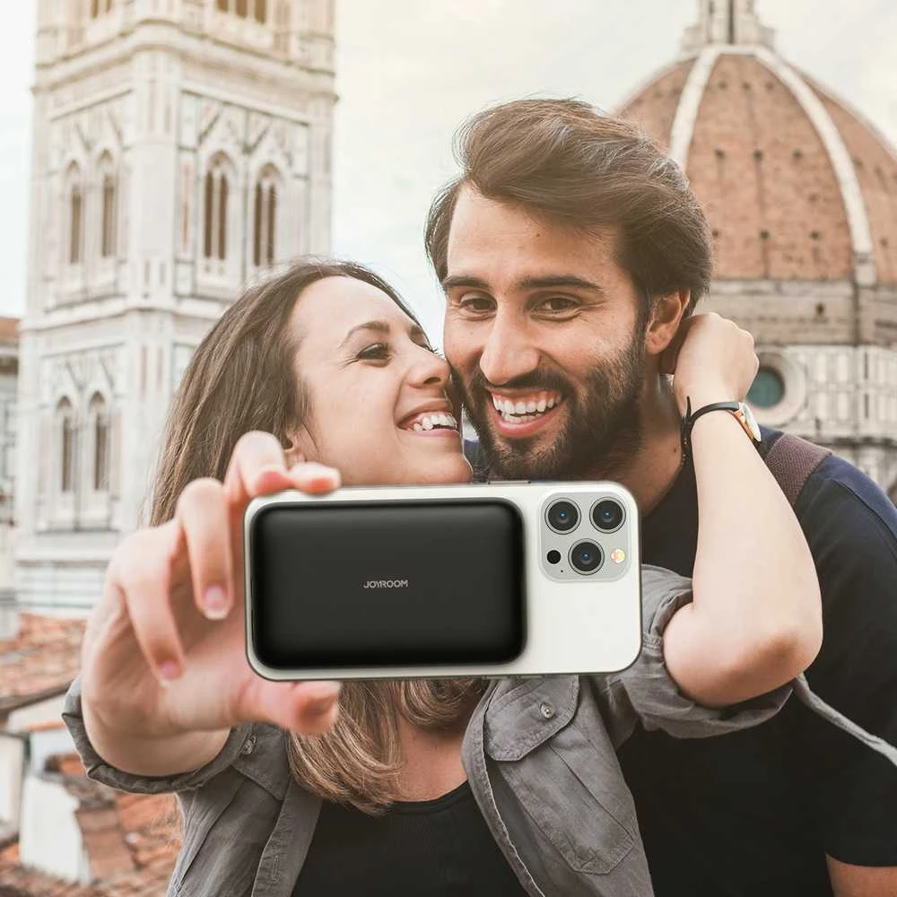 Išorinė baterija Power Bank Joyroom JR-W020 20W MagSafe 10000mAh juoda