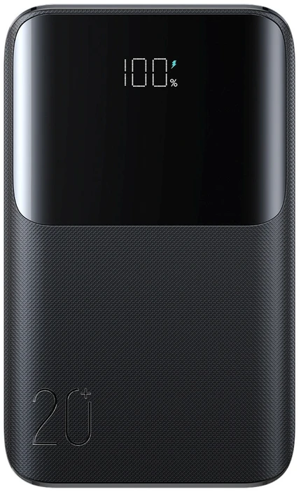 Joyroom JR-QP192 Star Series Mini 20000mAh 22.5W Powerbank with Digital Ekranas - Juodas