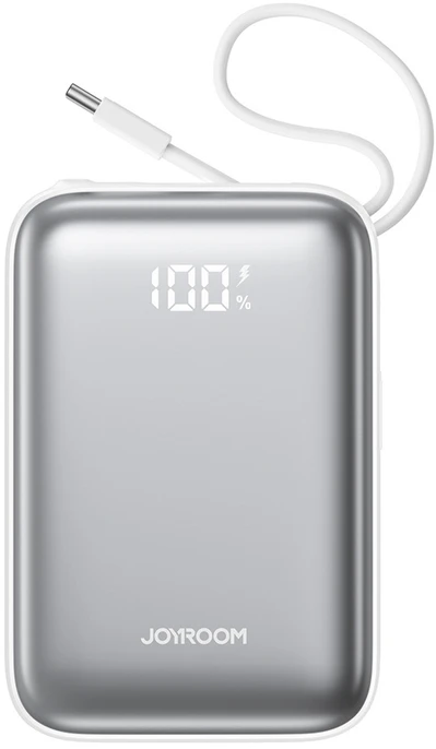 Joyroom JR-PBF29 20000mAh 22.5W išorinė baterija su dvigubu laidu - Baltas