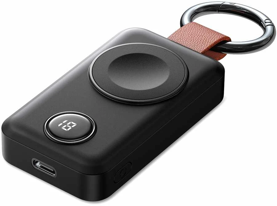 Nešiojamas belaidis įkroviklis išmaniajam laikrodžiui Joyroom JR-WQW01 2000mAh juodas