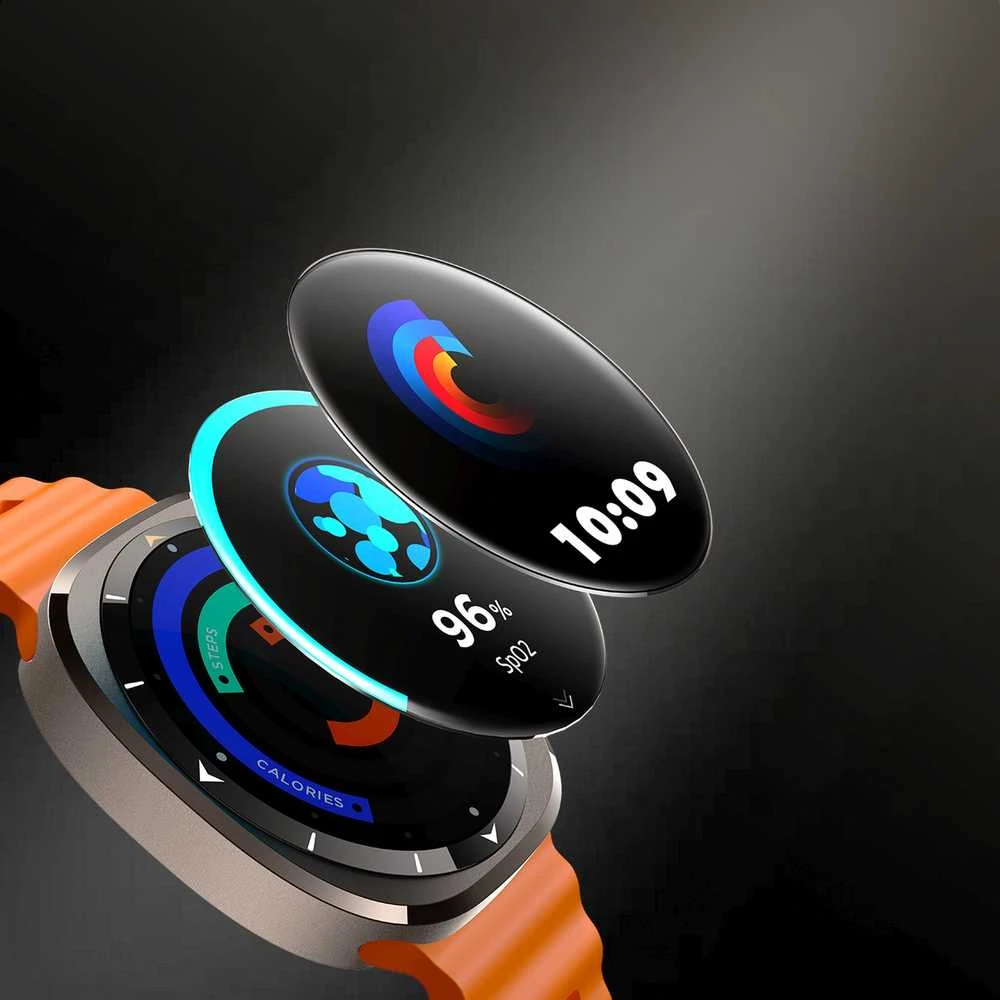 Joyroom Venture serijos JR-FV2 sportinis išmanusis laikrodis su skambučių priėmimo funkcija – oranžinis