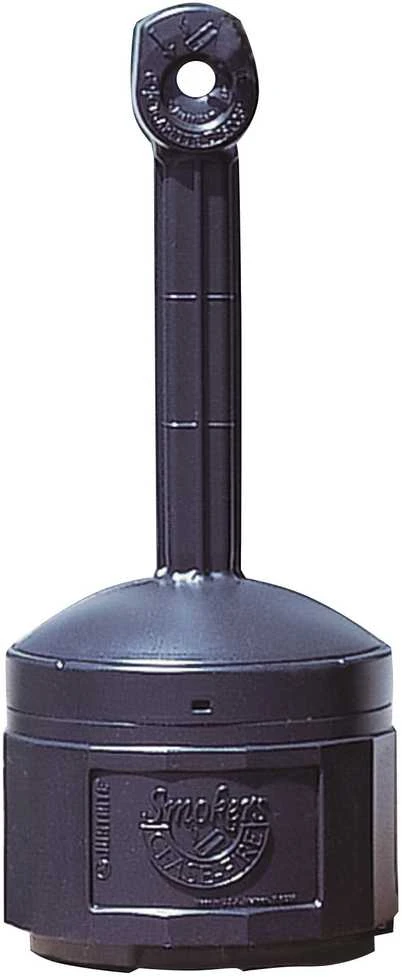 Justrite Lauko miesto peleninė ant stabilaus pagrindo. 15L sk. 42cm aukštis 98cm juodas