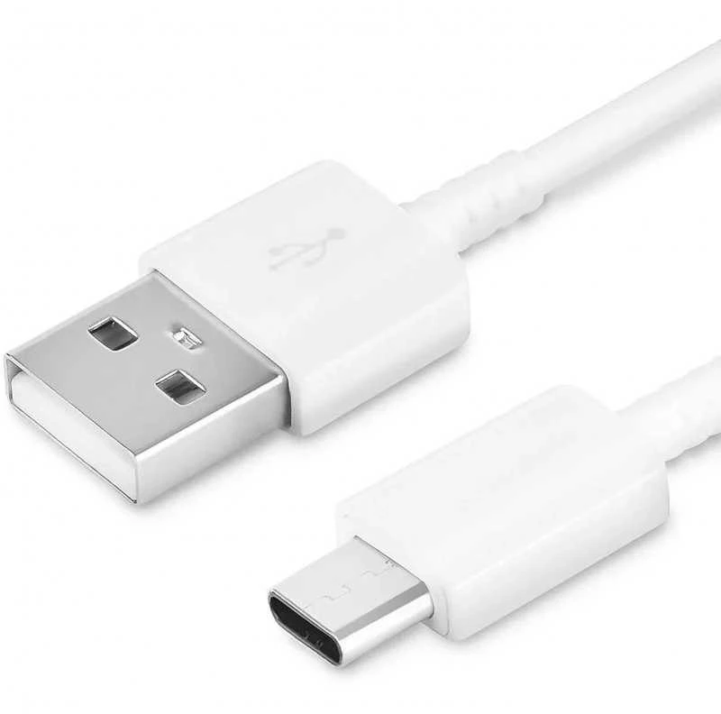 112803 EP-DN930CWE Samsung USB-C duomenų kabelis 3A 1.2m baltos spalvos (Bulk)