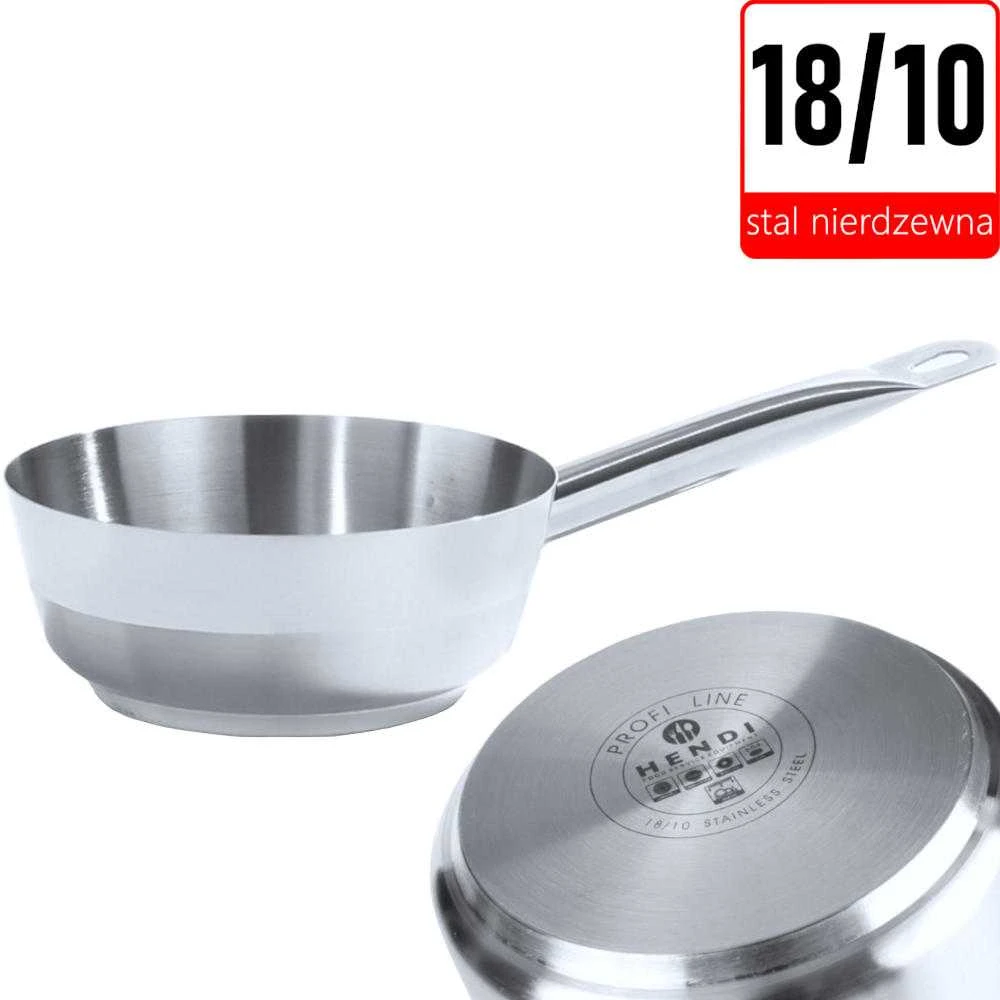 Kaistuvas kepimui Profi Line be dangčio 0,9 l sk. 160 mm – Hendi 830352