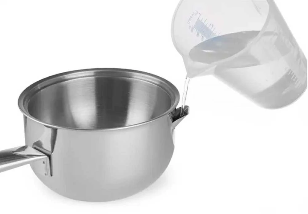 Plieninis puodas su vandens apvalkalu 1 l 300 x 165 x 95 mm - Hendi 833032