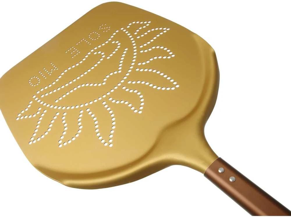 Perforuotas aliuminio picos orkaitės kastuvas Sole Mio 330x1700mm Lilly Codroipo Hendi 617830