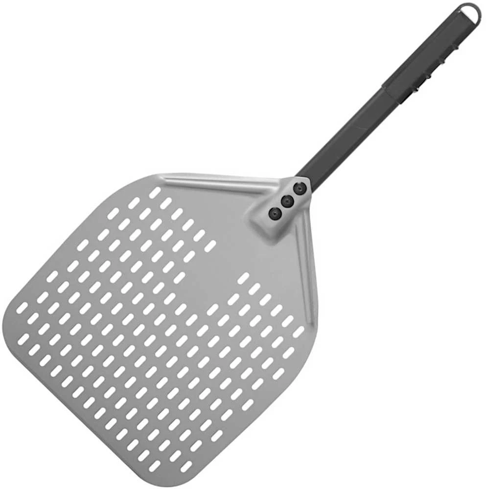 Picos kastuvas trumpa rankena, perforuotas, kvadratinis, 350 x 710 mm - Hendi 618080