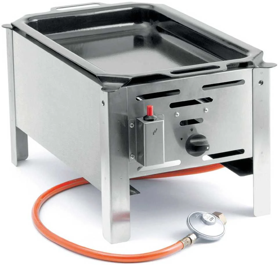 Keptuvė dujinė Bake Master Mini 290x480mm 5.8kW - Hendi 154601