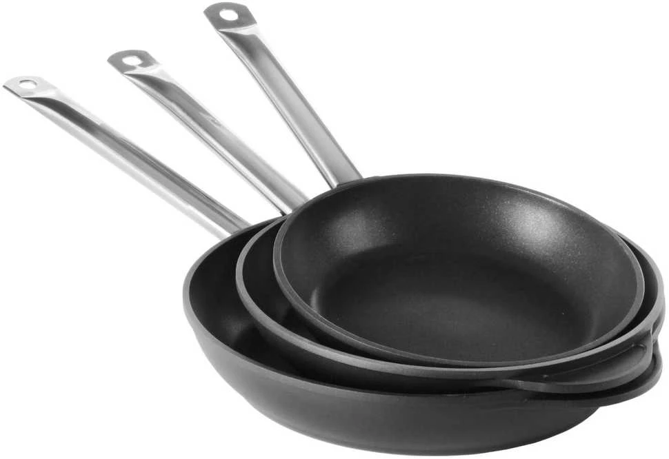 Keptuvė indukcinė Profi Line su odlewu aliuminio powlekana tytanem śr. 280 mm - Hendi 629253