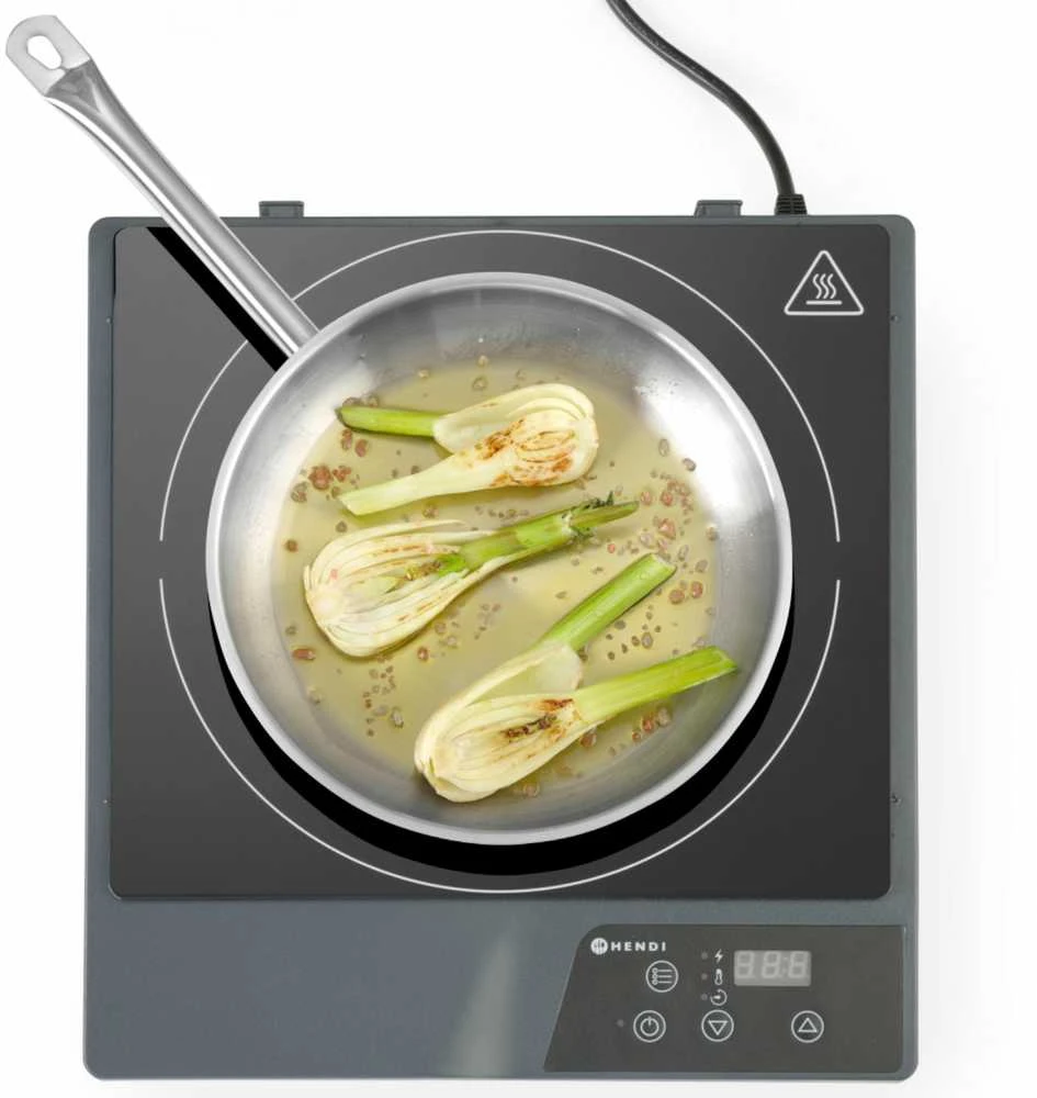 Indukcinė kaitlentė Economic 1800W , Hendi, juoda