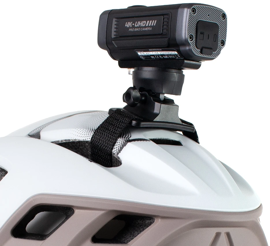 AKEEYO Snap-On Helmet Camera Mount - Juodas