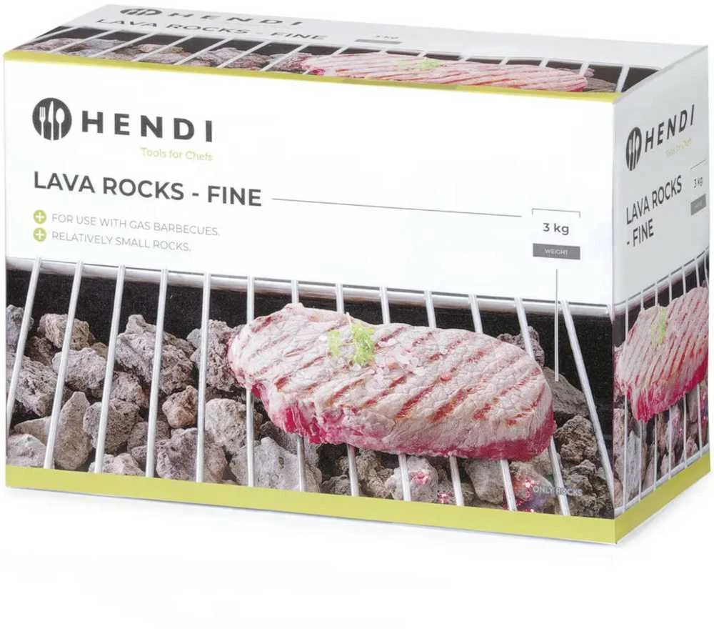 Lavos akmuo dujiniam griliui 3kg - Hendi 152706