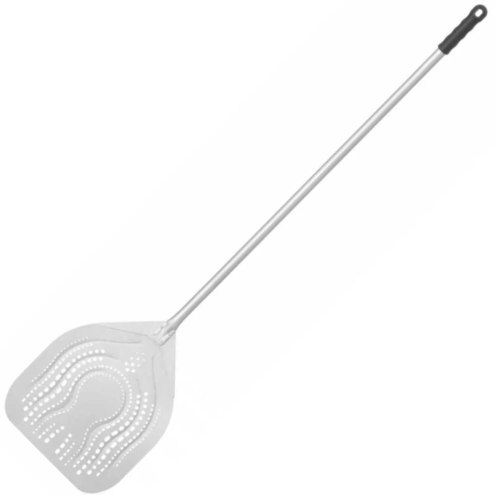Lilly Codroipo Arena kvadratinis perforuotas picos kastuvas su lenkta rankena 350 x 1500 mm