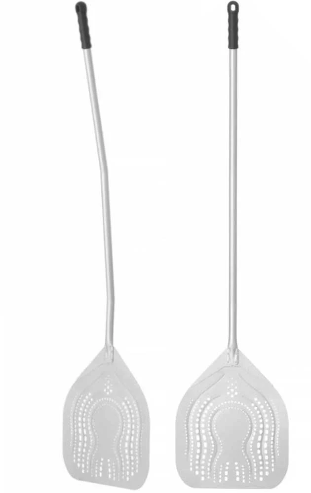 Lilly Codroipo Arena kvadratinis perforuotas picos kastuvas su lenkta rankena 350 x 1500 mm