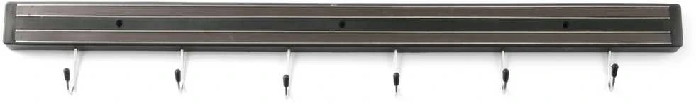 Magnetinė juostelė peiliams su kabliukais, ilgis 600 mm - Hendi 820407