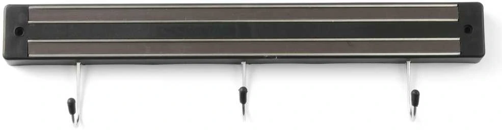 Magnetinė juostelė peiliams su kabliukais, ilgis 300 mm - Hendi 820209