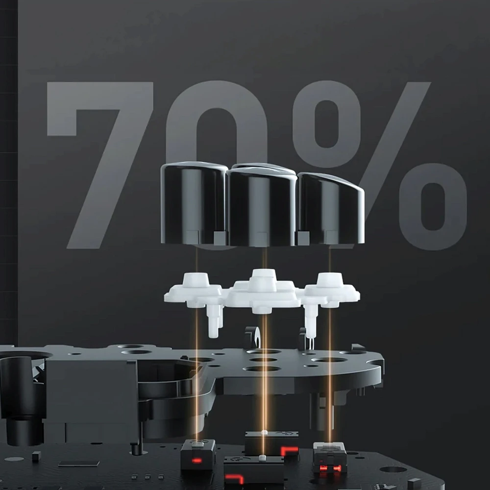 „Machenike G5Pro Premium Edition“ belaidis žaidimų valdiklis su įkrovimo stotele – Juodas ir auksinis