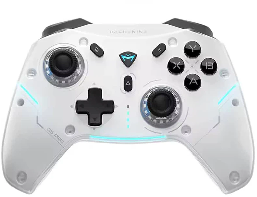 Machenike G5Pro Max belaidis žaidimų valdiklis su įkrovimo stotele - Baltos