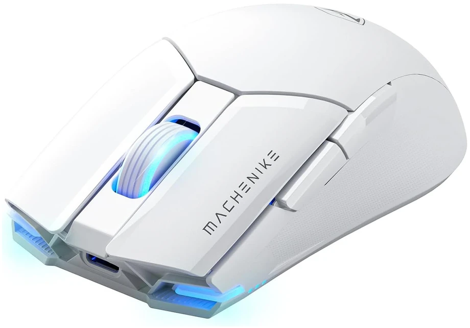 Machenike M7 Pro Belaidė pelė žaidimams - Baltas