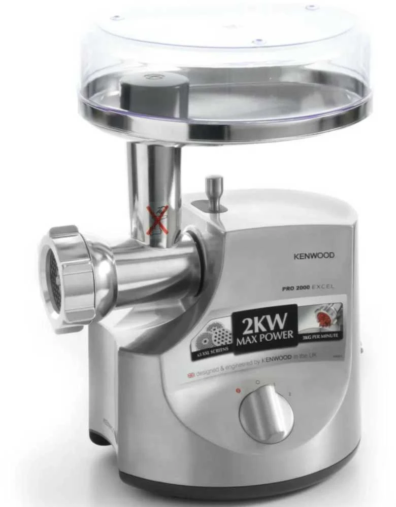 Mėsmalė KENWOOD MG700 Professional meat mincer 2000W 3kg/min Stainless Steel