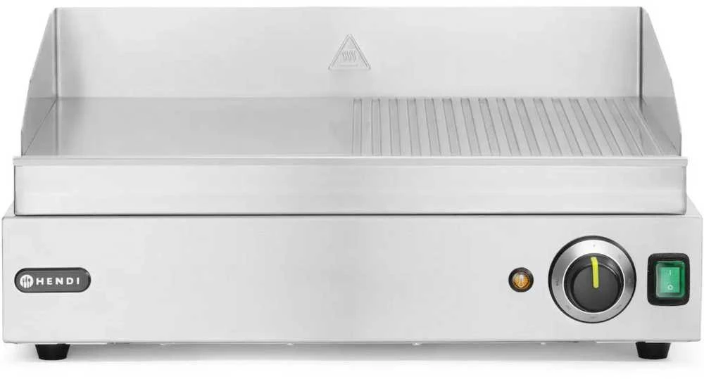 Profi Line nepertraukiamo veikimo grilio plokštė su lygiais grioveliais 2400 W - Hendi 203156