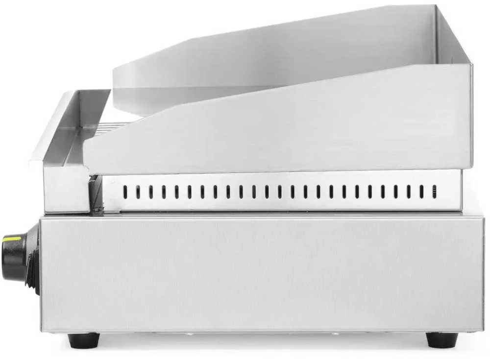 Profi Line lygių griovelių dviguba kaitlentė nuolatiniam darbui 3500W - Hendi 203163