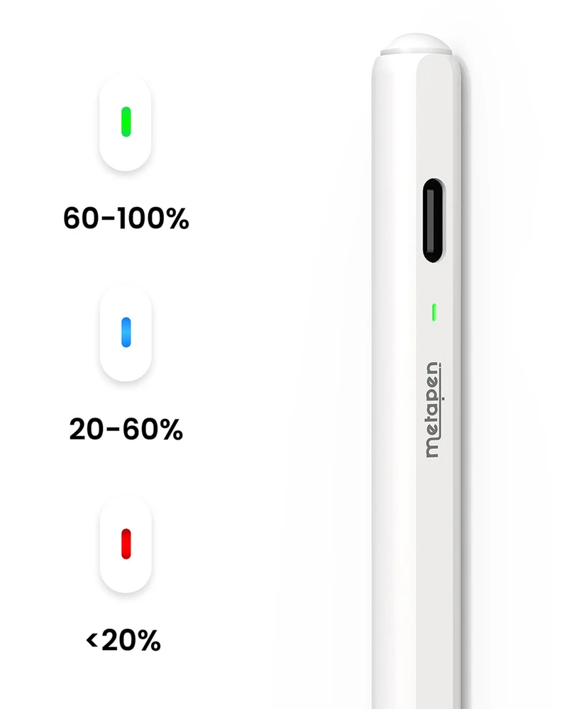 Metapen Pieštukas Air8 Pro for iPad - Baltas