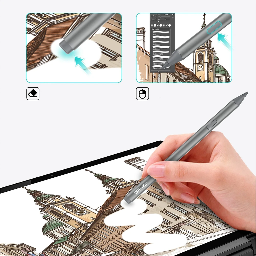 Metapen Pen M2 do Surface, HP, ASUS, DELL, SONY, ViewSonic pilka