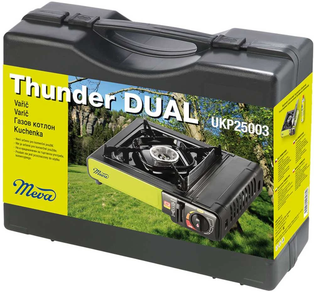 MEVA 2 viename turistinė viryklė, skirta kasetei ir dujoms iš THUNDER DUAL baliono