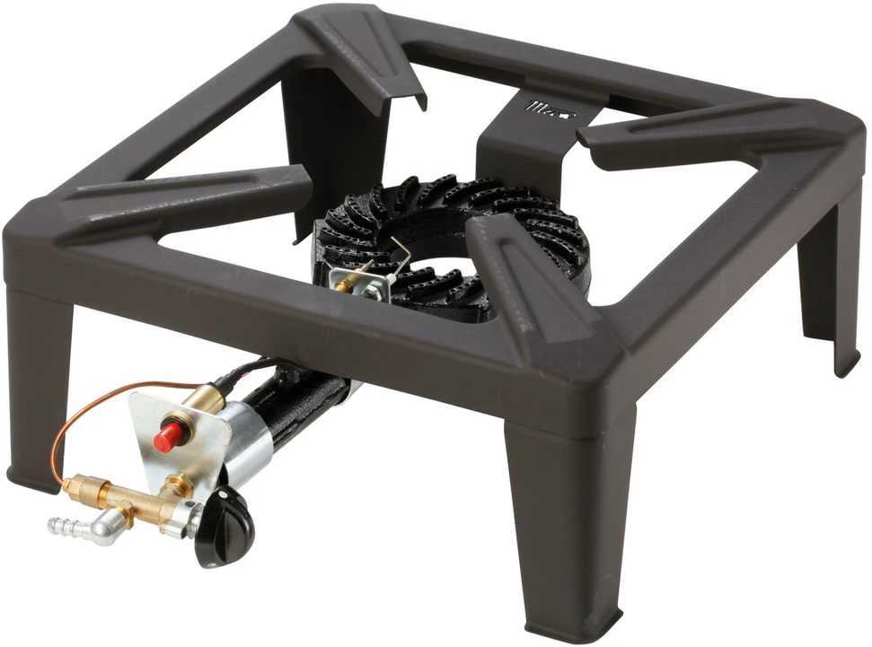 MEVA Pramoninė dujinės viryklės taburetė MEGA ZEUS 7kW 40x40cm su liepsna ir pjezo uždegikliu