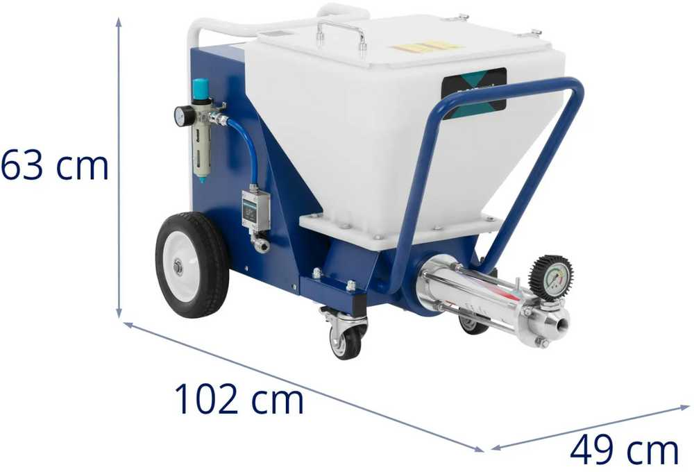 MSW Tinkavimo mašina 30 barų 40 l 18 l/min 2800 W