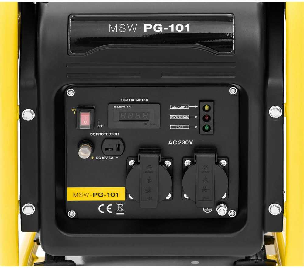 MSW Inverterinis elektros generatorius 5 l 230 V 3800 W AVR
