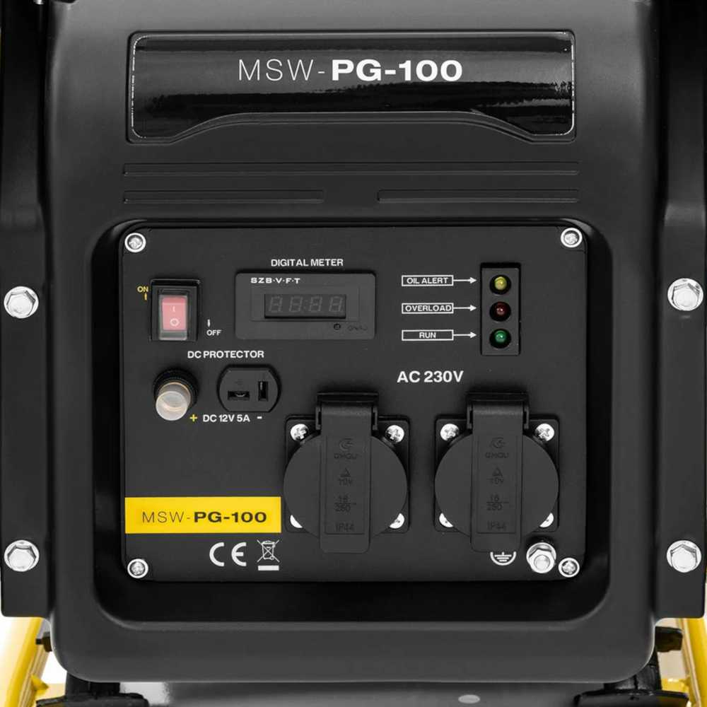 MSW Inverterinis elektros generatorius 5 l 230 V 3600 W AVR