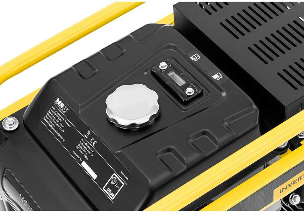 MSW Inverterinis elektros generatorius 5 l 230 V 3800 W AVR