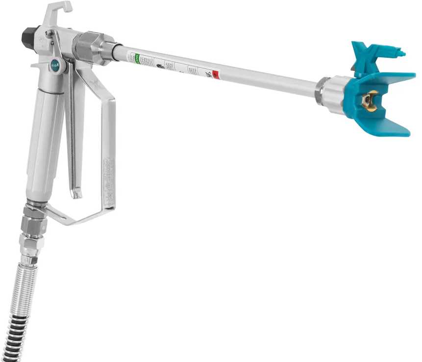 MSW Hidrodinaminis purškiamas dažymo įrenginys 1,4 l/min 200 barų 7,5 m
