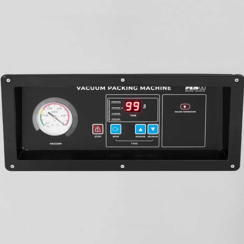 MSW Kamerinė vakuuminio pakavimo mašina maistui, elektronikai, laisvai stovinti, 40 cm, 900 W