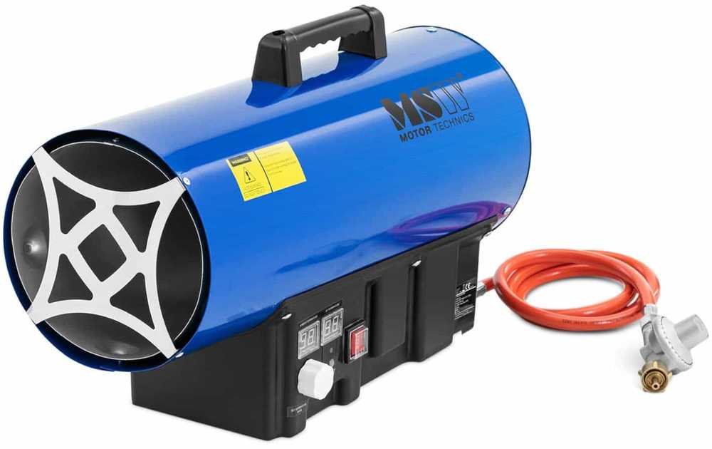 MSW LED konstrukcinis dujinis pučiamasis šildytuvas iki 310 m2 30000 W