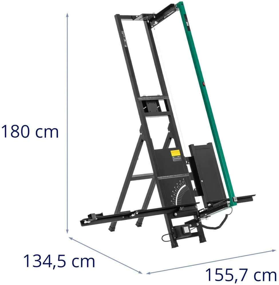 MSW putplasčio pjaustymo mašina su stovu ir terminiu peiliu 1350 / 350 mm 200 W