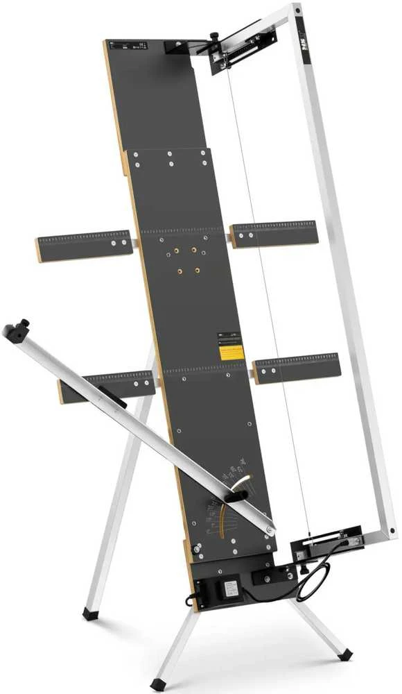 MSW putplasčio pjaustymo mašina su stovu, ilgis 1300 mm, gylis 350 mm, 200 W