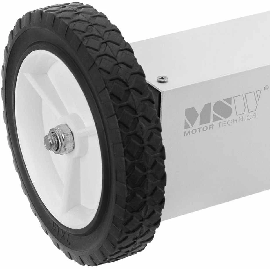 MSW Magnetinė šluota nagų drožlių rinkimui ant ratukų, plotis 75 cm