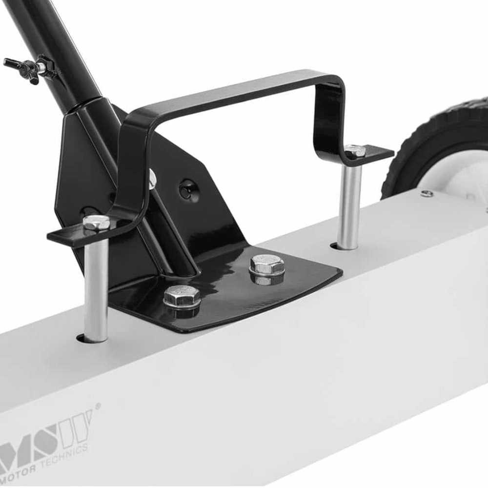 MSW Magnetinė šluota nagų drožlių rinkimui ant ratukų, plotis 45 cm
