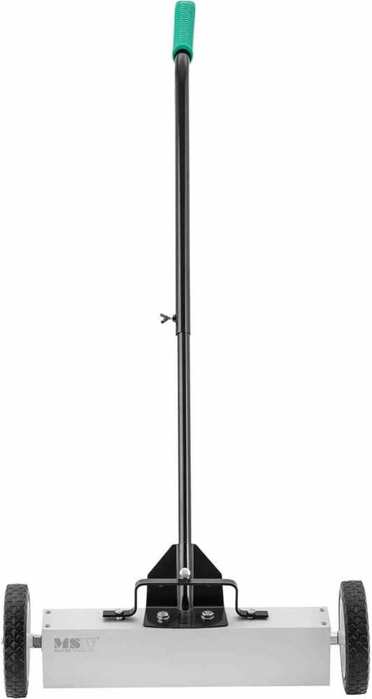 MSW Magnetinė šluota nagų drožlių rinkimui ant ratukų, plotis 45 cm