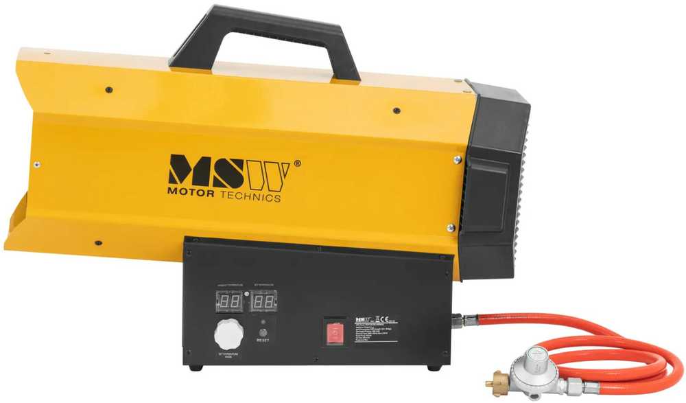 MSW Statybinis dujinis šildytuvas iki 510 m2, 60 kW