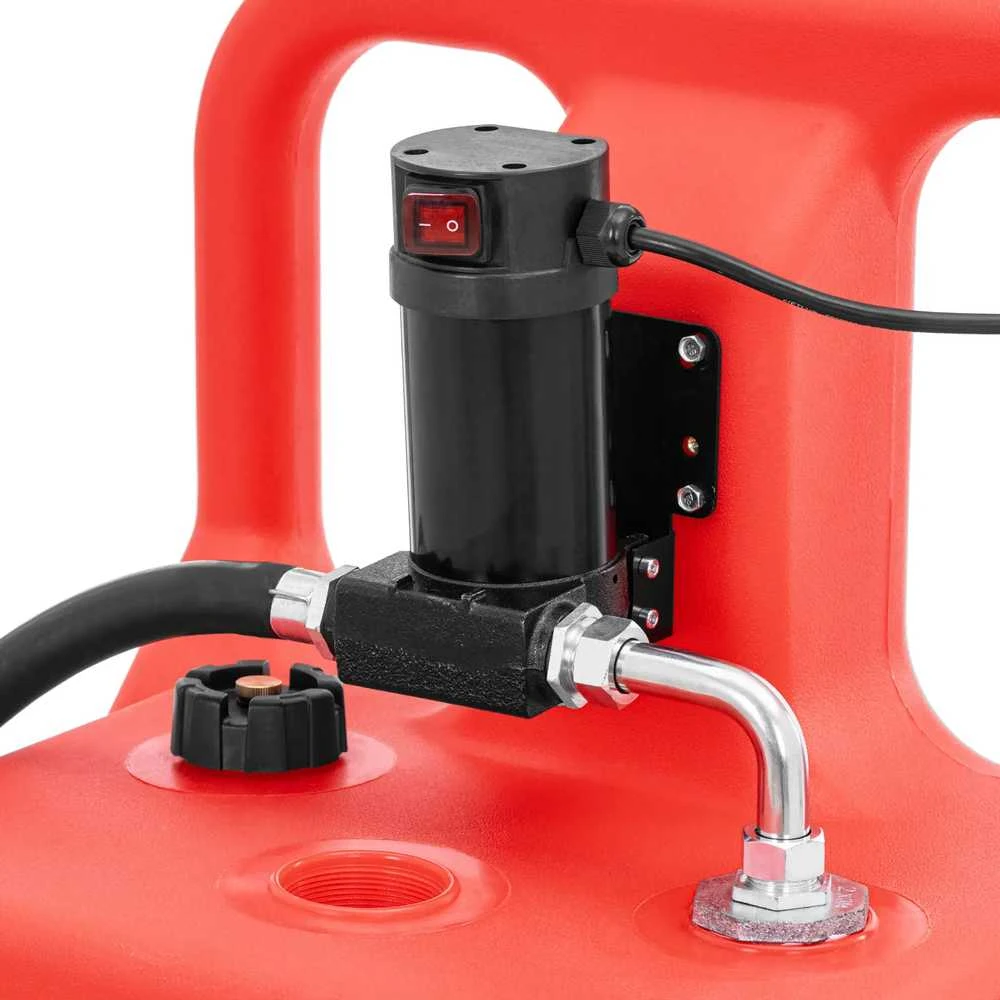 MSW Nešiojamas kuro bakas su elektriniu siurbliu, užpildas ant ratų, 37 l/min, 120 l